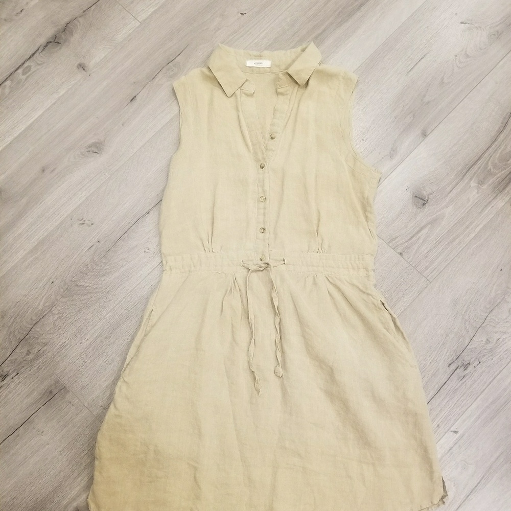 Linen Dress w/pockets
